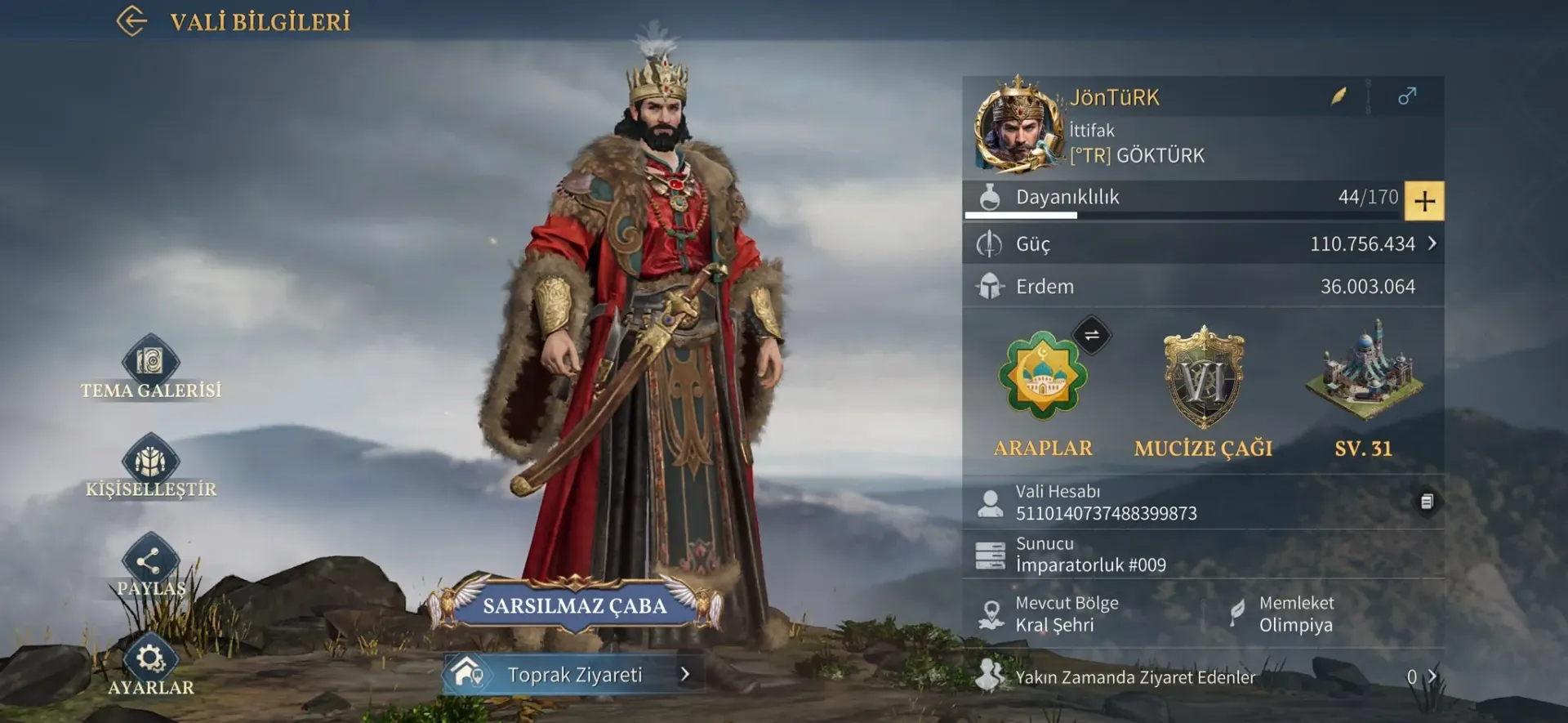 Sunucu 009 ( En Yoğun Türk Topluluğu )